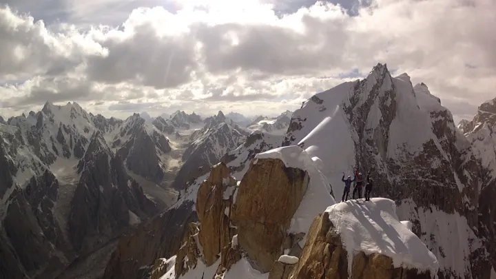 Trango Tower summit Rock Climbing