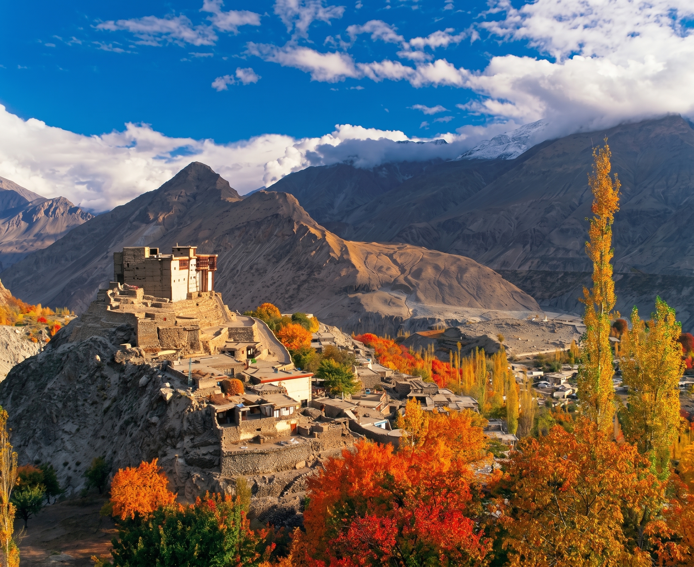 autumn season tour hunza pk