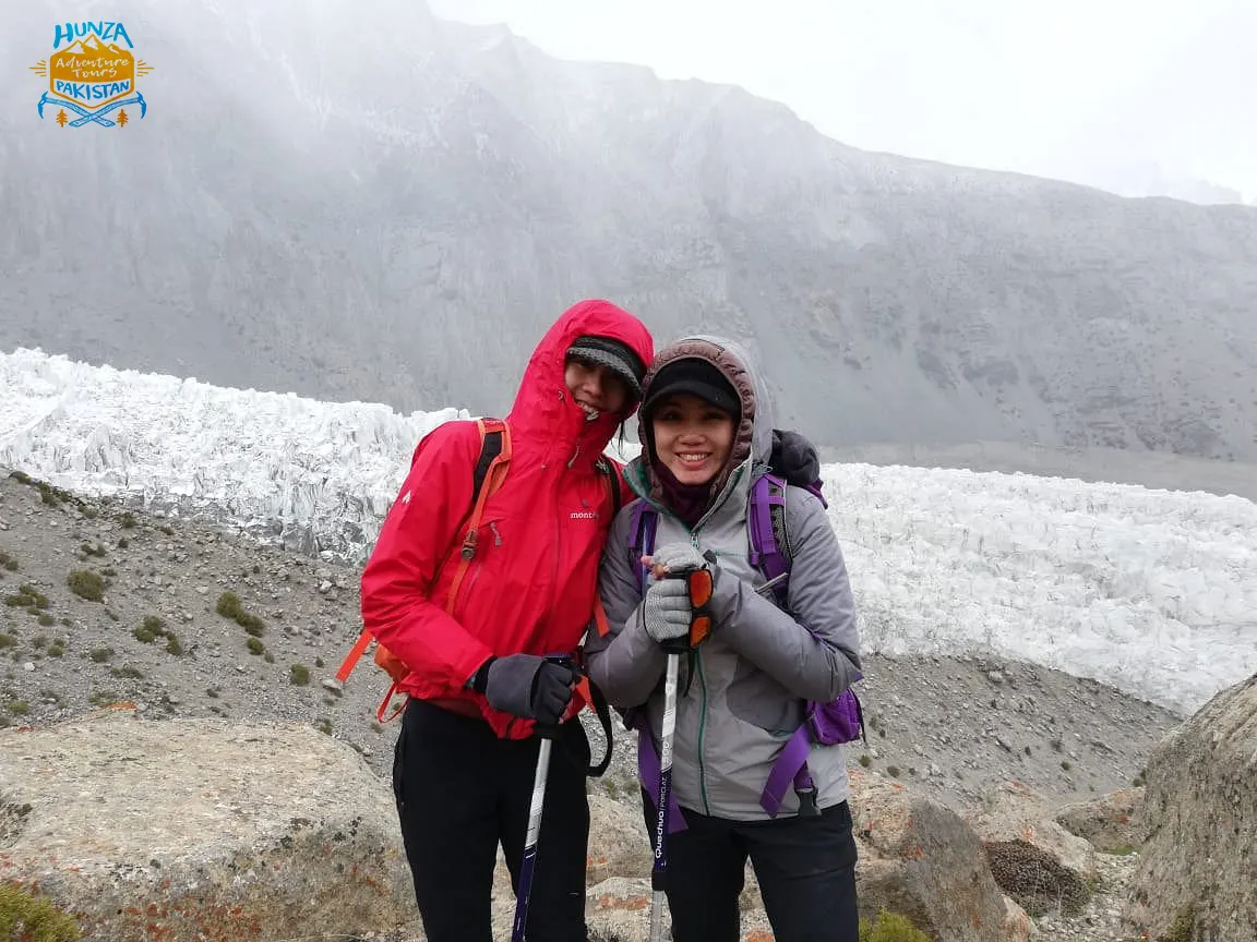 white glacier